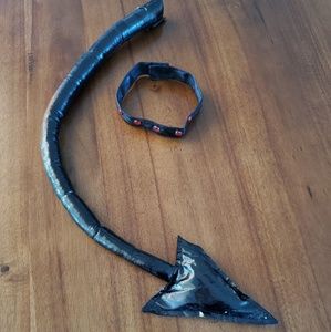 Devils tail and black red gemstone chocker!